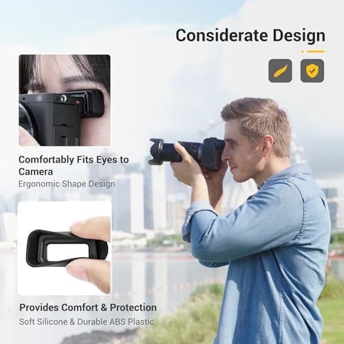 Kiwifotos Long Soft FDA-EP20 Eyecup Eye Cup Eyepiece for Sony A6700 Camera - Image 3