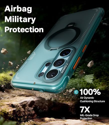 TORRAS Q3 Air for Samsung Galaxy S26 Ultra Case with Stand, Glacier Sprint - Image 3