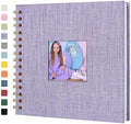 Scrapbook Photo Album, Linen Covered, 8x8 Inches, 20 Sheets/40 Pages by Yopih