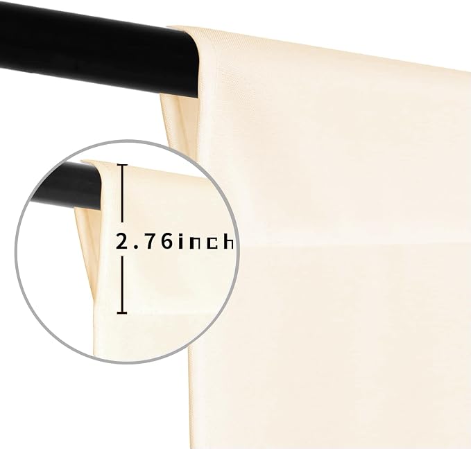 Beige Photo Backdrop for Photoshoot Background Photography 6x9ft | Polyester, Portrait Product Real Estate Shoot, Wedding Family Decor - Image 5