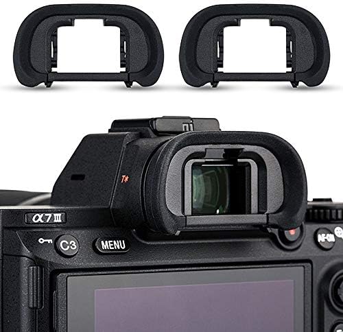 2 Pack A9II A7RIV A7RIII A7III A7RII A7SII A7II Camera Eyecup Eye Cup by JJC
