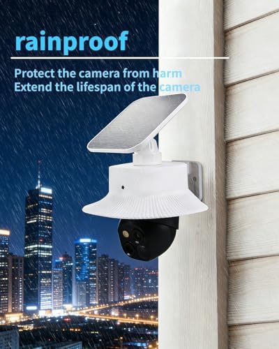 Outdoor Rain Cover for Solar Security Cameras, Compatible with Eufy S340, Dustproof and UV Resistant - Image 4