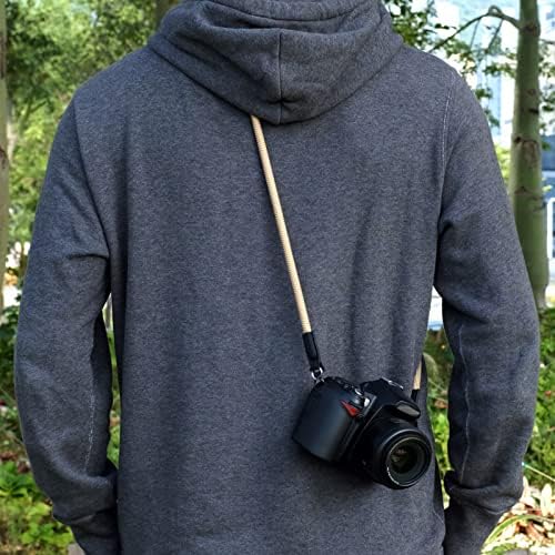 VKO Vintage Camera Neck Strap,Nylon Rope Camera Shoulder Straps for Photographers Film DSLR - Image 3