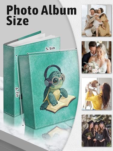 Photo Album 4x6, 56 Pockets Small Picture Book Sea Turtle - Image 6