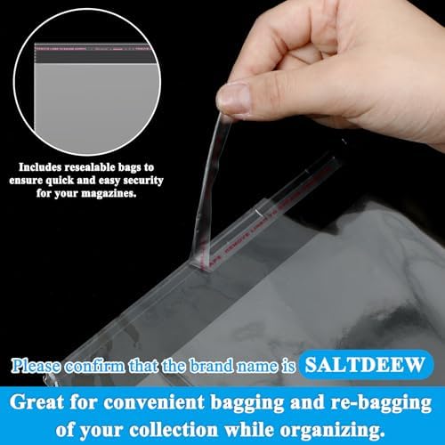 Feifeiya 80 Pcs Magazine Sleeves for Collectors Clear Magazine Protectors - Image 5