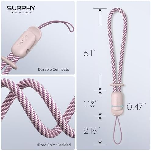 SURPHY 2 Pack Phone Lanyard, Phone Wrist Strap for Case, Camera Wrist Strap - Image 6