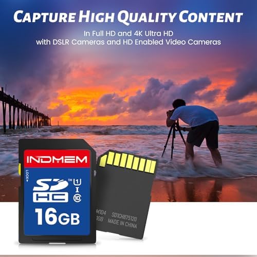 SD Card 16GB, 8-Pack UHS-I Class 10 MLC Flash Memory Card, High-Speed Secure Digital Cards for Cameras, DSLR, Action Cams - Reliable Storage - Image 4