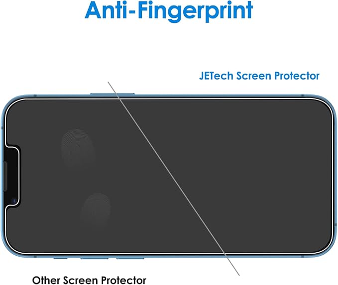 JETech Screen Protector for iPhone 13, 2+2 Pack | with Camera Lens Protector, HD Clear Tempered Glass, Anti-Scratch Protection, Easy Installation Tool - Image 7