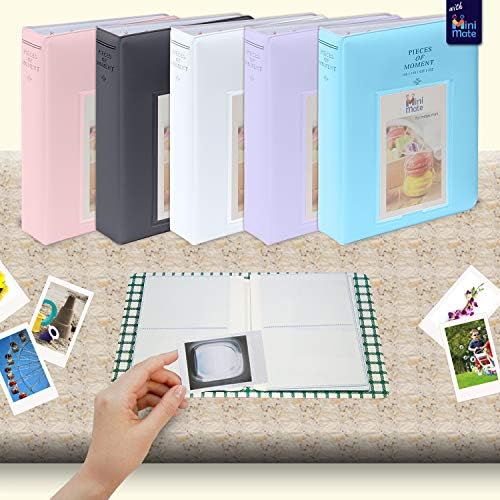 Fujifilm Instax Mini 11 Instant Camera Sky Blue + MiniMate Accessories Bundle + Fuji Instax Film Value Pack (40 Sheets) Accessories Bundle, Color Filters, Album, Frames - Image 6