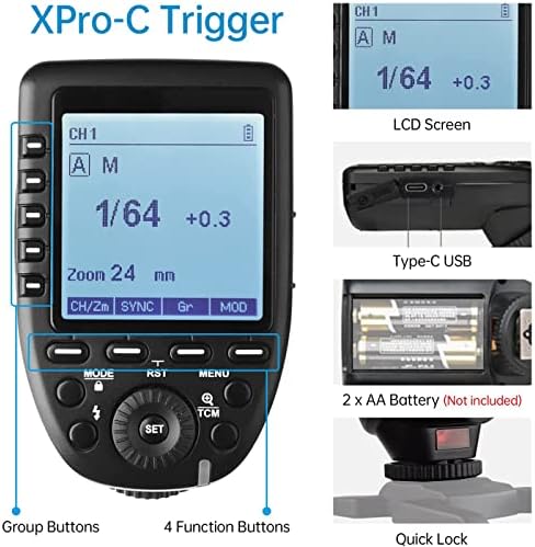 Godox Xpro-C TTL Wireless Flash Trigger for Canon - Image 5