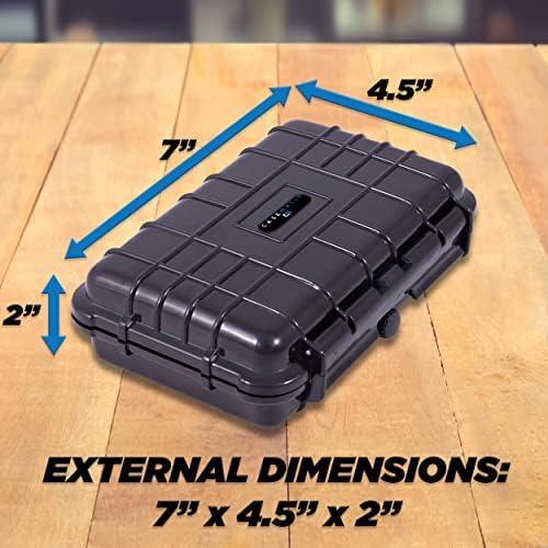 CASEMATIX Hard Shell 35mm Film Case - 7" Waterproof & Lightproof Holder for up to 12 x 35mm or 8 x 120 Film Rolls, Travel Container - Image 5