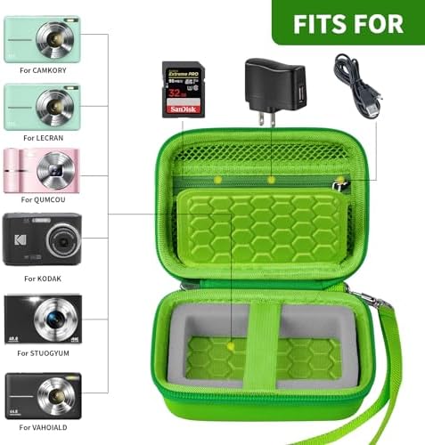 Comecase Digital Camera Case for Kodak PIXPRO FZ45 FZ55, Grass Green - Image 2