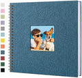Scrapbook Photo Album, Linen Covered, 12x12 Inches, 40 Sheets/80 Pages by Yopih