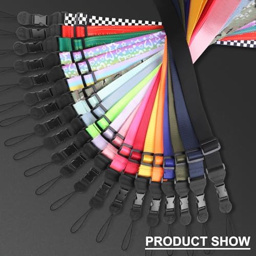 FIEIL 5 Pack Nylon iPad Strap, Adjustable Camera Neck Strap, Comfortable Shoulder Strap for iPad, Cellphone Tablet, Camera, Laptop, Binocular, Luggage Bag(Bright Yellow Universal Neck Lanyard) - Image 2