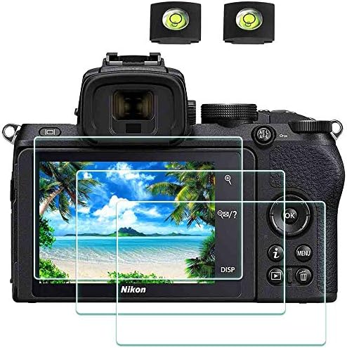 ULBTER Screen Protector for Nikon Z 50 Z50 Camera & Hot Shoe Cover[3+2Pack] by ULBTER