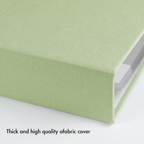 1DOT2 12x12 Inch 3 Ring DIY Scrapbook Photo Album, Sage Green - Image 2