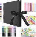 Vienrose Scrapbook Album 80 Pages 11x8 Inch Black by Vienrose