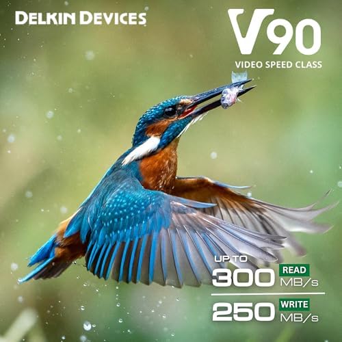 Delkin Devices Power 64GB SDXC UHS-II Memory Card – 300MB/s Read, 250MB/s Write | Ideal for 8K, 4K, HDR, and 360 Video | High-Performance SD Card for Cameras - Image 3