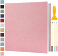 Photo Album Self Adhesive Pages 13.2x12.8 Scrapbook Pink 120 Pages by Semfalbuums