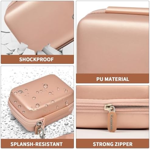 Comecase Hard Digital Camera Case for Kodak PIXPRO FZ55 FZ45, Rose Gold - Image 3