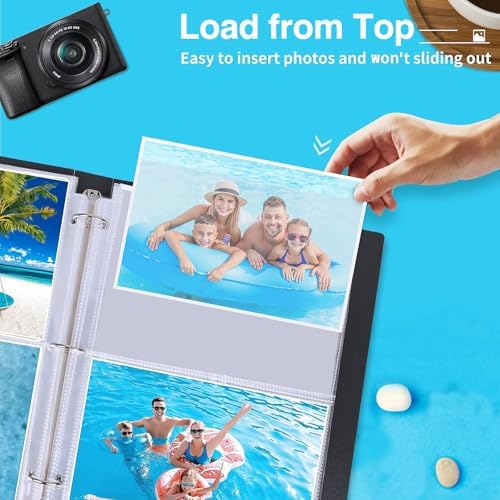 Fabmaker 30 Pack 5x7 Photo Sleeves for 3 Ring Binder, Hold 120 Photos - Image 4