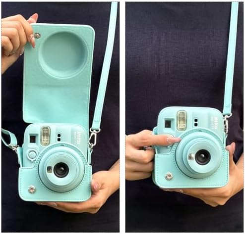 CAIYOULE Camera Case for Fujifilm Instax Mini 13 Instant Camera, Green - Image 7