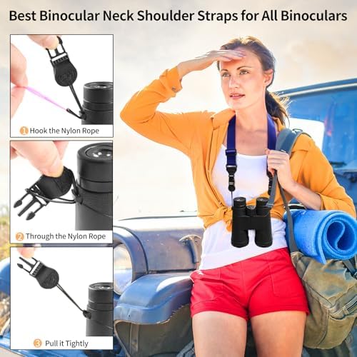 FIEIL 5 Pack Nylon iPad Strap, Adjustable Camera Neck Strap, Comfortable Shoulder Strap for iPad, Cellphone Tablet, Camera, Laptop, Binocular, Luggage Bag(Prussian Blue Universal Neck Lanyard) - Image 4