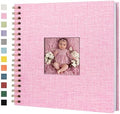 Scrapbook Photo Album, Linen Covered, 10x10 Inches, 20 Sheets/40 Pages by Yopih