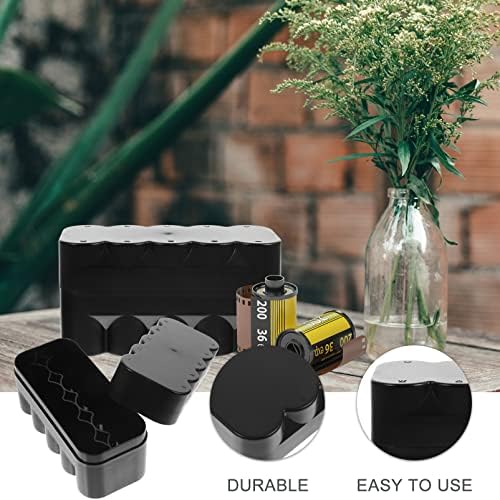 Sewroro Film Storage Box for 10 Rolls Durable Plastic Film Holder Lightweight Organizer for 120Mm Films and Small Items Perfect for Photography Lovers - Image 5