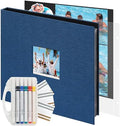 Vienrose Scrapbook Photo Album, 12x12 Inch, 3 Ring Binder, Blue, 100 Pages by Vienrose