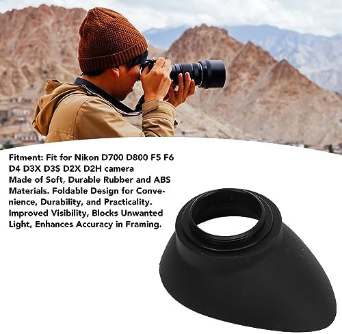 Camera Eye Cup, 22mm Eyepiece Viewfinder Eyeshade for D700 D800 F5 D3S F6 D4 D3X D2X D2H Rubber Camera Parts - Image 6