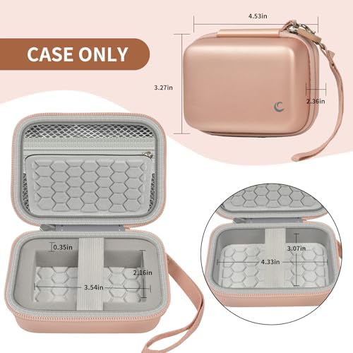 Comecase Hard Digital Camera Case for Kodak PIXPRO FZ55 FZ45, Rose Gold - Image 5