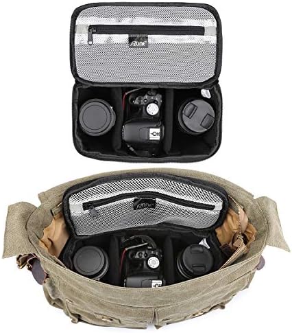 S-ZONE Padded Folding Camera Bag for DSLR SLR Camera TLR Sony Canon Nikon or Flash - Image 3
