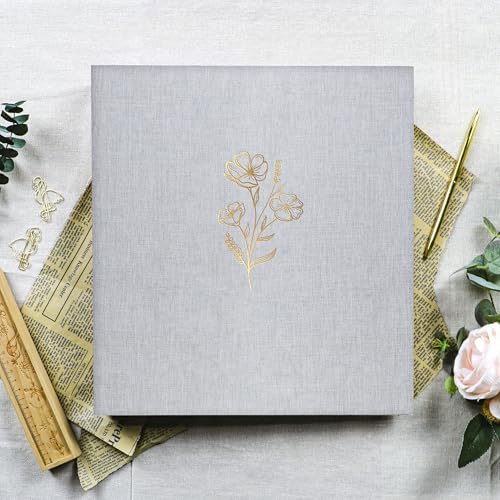 Holoary Photo Album 4x6 500 Photos 5 Pictures Per Page, 500 Pockets 4”x6” Picture Album, Linen Fabric Cover Big Picture Book for Photos, 4x6 Photo Albums for Family Weddings Travel Memories(Grey) - Image 3