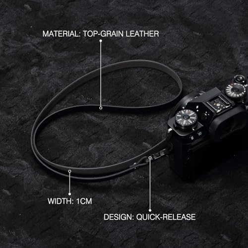 Leather Quick-Release thin camera Shoulder Strap for DSLR SLR - Image 2