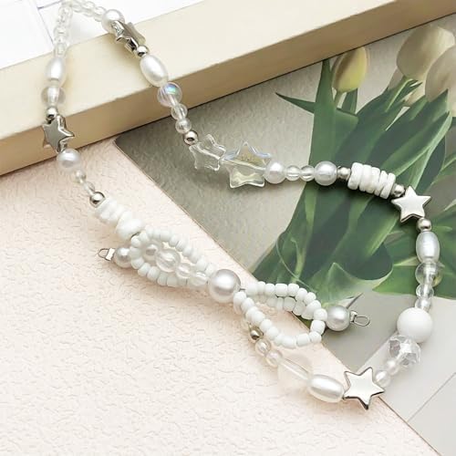 Beaded Camera Wrist Strap Cute Digital Camera Charm Lanyard Phone Chain Keychain Beaded Phone Lanyard Bag Charm - Image 3
