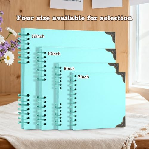 Scrapbook Album 7x7 Inch - Hardcover Kraft Paper Photo Album with 40 Pages, Memory Book for Wedding, Anniversary, Family, Christmas, Baby Shower, Ideal for Preserving Precious Moments - Image 6