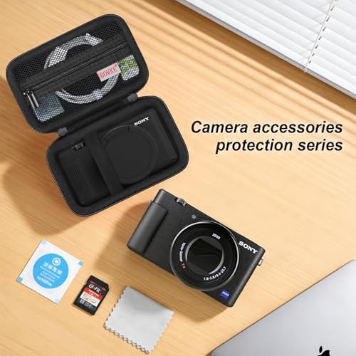 BOVKE 2-in-1 Camera Case Bundle Set for Sony ZV-1 Digital Camera, Black - Image 6