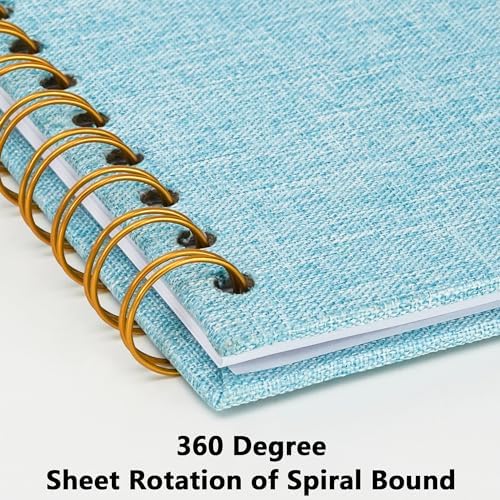 Scrapbook Photo Album, Linen Covered, 10x10 Inches, 20 Sheets/40 Pages - Image 5
