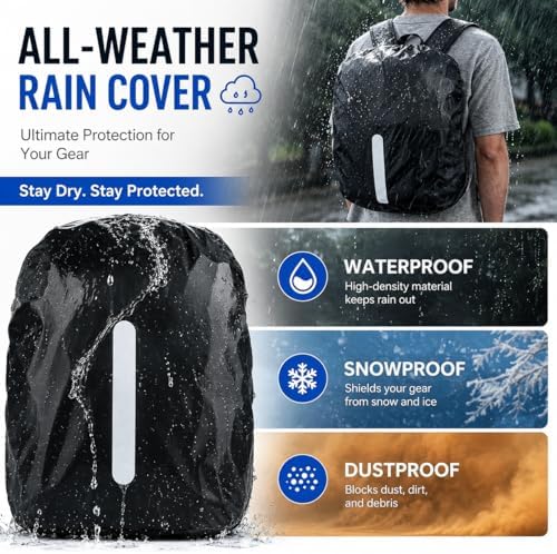 Camera Backpack for Photographers, DSLR Camera Bag with Rain Cover - Image 3