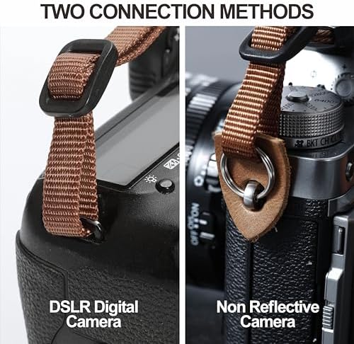 Padwa Lifestyle Camera Strap - 1.5" Soft Nylon Print Crazy Horse Cowhide Head Camera Straps for Photographers and All Cameras,Cute Adjustable Vintage Woven Strap for Adults & Kids(Bohemian Bloom) - Image 5