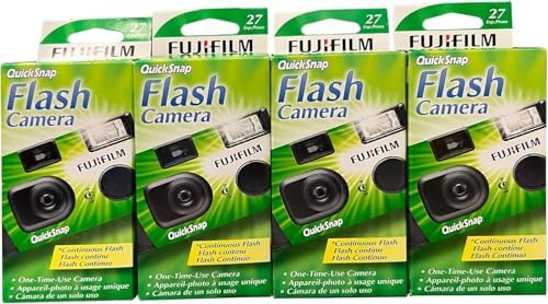 Fujifilm QuickSnap Flash 400 One Time Use 35mm Camera with Flash, 27 Exposu by FUJIFILM