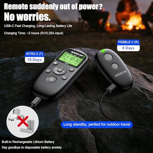 for Sony Camera Wireless Rechargeable Timer Shutter Release Remote Control - Image 6