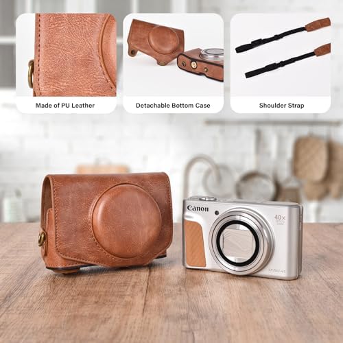 kinokoo Case for Canon PowerShot SX720 HS/SX730 HS/SX740 HS with Strap - Image 4