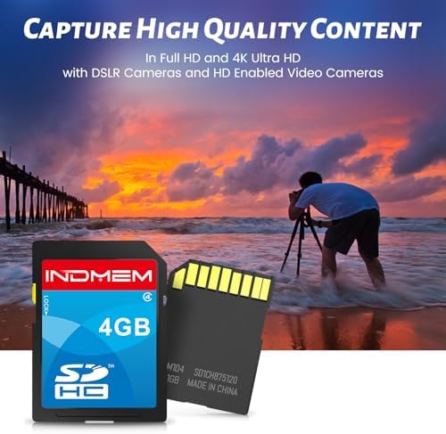 SD Card 4GB 3 Pack, Class 4 Flash SDHC Memory Cards MLC Stanard Secure Digital Cards Camera Cards - Image 4