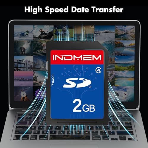 INDMEM 2 Pack SD Card 2GB Class 4 Flash Memory Card 2G SLC Stanard Secure Digital Cards - Image 3