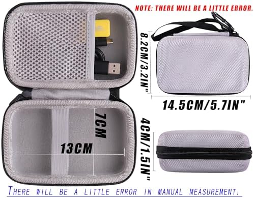 Hard EVA Carrying Storage Case Compatible with KODAK Snapic A1 35mm Film Camera/EKTAR H35N Half Frame Film Camera Protective Travel storage box (grey) - Image 5