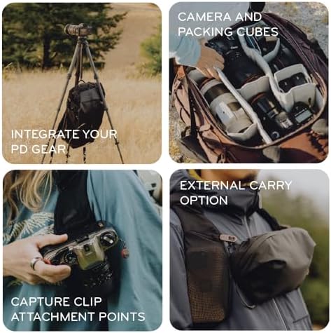 Peak Design Outdoor Backpack 45L, Cloud, Lightweight Internally-Framed Backpack, Ultra Cinch Roll-Top Design, Ideal for Hikes, Camera Carry and Travel, Versatile Backpack for Men and Women - Image 6