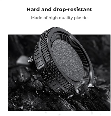 K&F CONCEPT MD Mount Rear Lens Cap & Body Cap Cover & Hot Shoe Cover Kit - Image 5