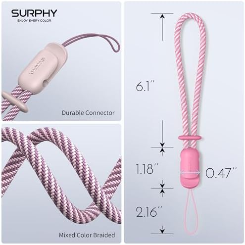SURPHY 2 Pack Phone Lanyard, Phone Wrist Strap for Case, Camera Wrist Strap - Image 5